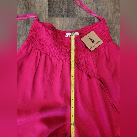 Elegant Pink Women's Pantsuit - Picture 6 of 11
